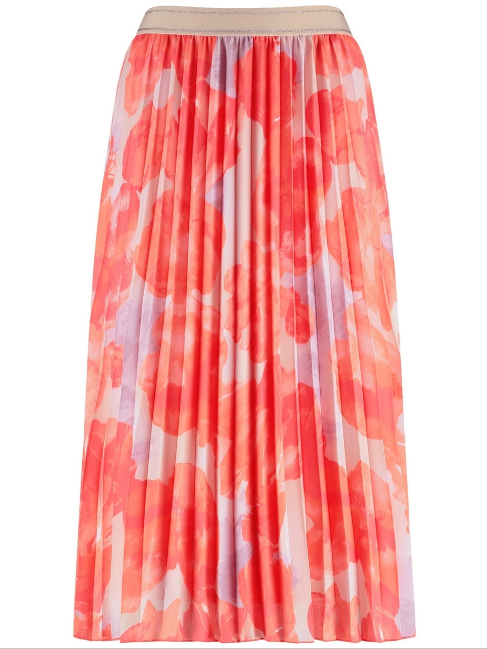 Gerry Weber Lemon Soul Floral Pleated Midi Skirt EU 40 US 10 - Picture 2 of 16